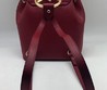 Кожаный рюкзак FENDI бордовый