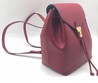 Кожаный рюкзак FENDI бордовый