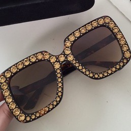 Очки Gucci золотые