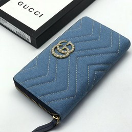 Женский кошелек Gucci голубой
