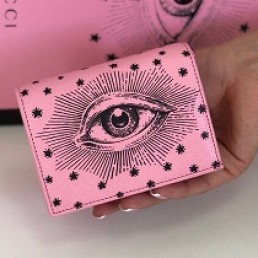 Женский кошелек Gucci розовый