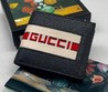 Кошелек черные Gucci кожаный