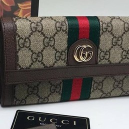 Серый кошелек Gucci