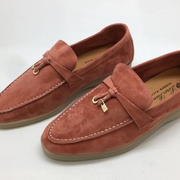 Замшевые лоферы Loro Piana