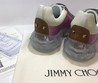 Женские летние кожаные кроссовки Jimmy Choo