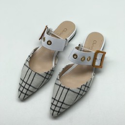 Мюли Christian Dior текстиль серые