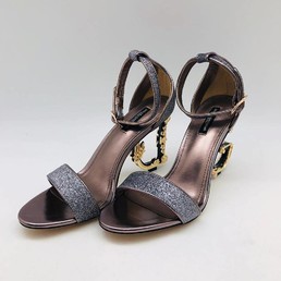 Босоножки серые Dolce&Gabbana