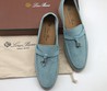 Замшевые лоферы Loro Piana