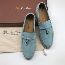 Замшевые лоферы Loro Piana