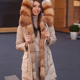 Парка с мехом лисы