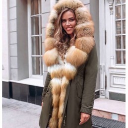 Парка с мехом лисы