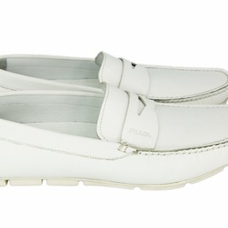 Мокасины Prada White