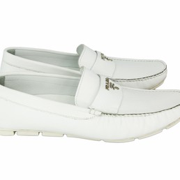 Мокасины Prada White X