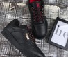 Мужские осенние кожаные кроссовки Louis Vuitton Run Away Sneakers черные