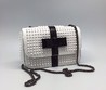 Женская сумка Christian Louboutin White/Black