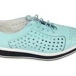 Женские Ботинки Prada Light Blue