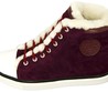 Женские кеды Hermes High Bordo Winter