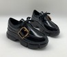 Женские дерби Prada черные