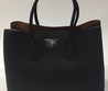 Женская кожаная сумка Prada Double Bag черная