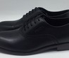 Мужские осенние кожаные туфли Prada черные