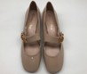 Женские туфли Christian Dior бежевые лаковые