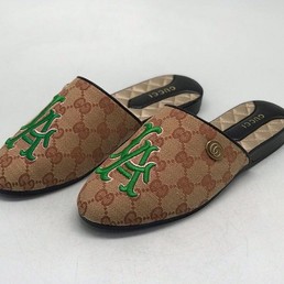 Мюли Gucci LA коричневые