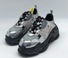 Серебристые кроссовки Balenciaga Triple S