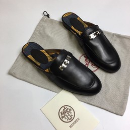 Женские мюли Hermes черные