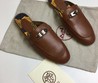 Женские мюли Hermes коричневые