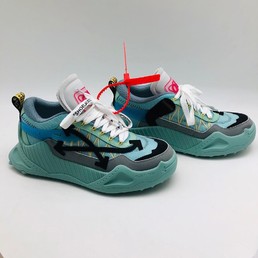 Женские кроссовки Off White голубые