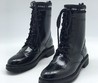 Кожаные черные ботинки Christian Dior D-Order