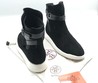 Hermes черные женские высокие кроссовки