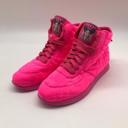 Розовые женские кеды Fendi