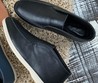 Мужские кожаные лоферы Loro Piana черные