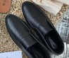 Мужские кожаные лоферы Loro Piana черные