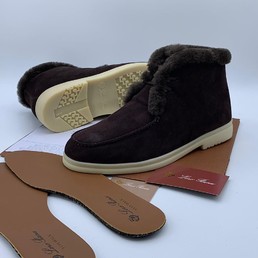 Коричневые лоферы Loro Piana