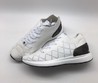 Chanel кроссовки женские  белые