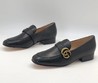 Кожаные лоферы Gucci черные