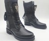 Ботинки кожаные Louis Vuitton черные