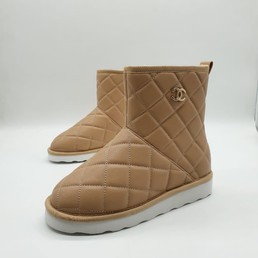 Сапоги зимние Chanel коричневые