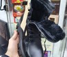 Женские зимние ботинки Prada бежевые