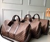 Сумка ручная кладь кожаная Louis Vuitton Brown 55х30