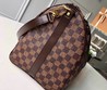 Сумка ручная кладь кожаная Louis Vuitton Brown 55х30