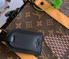 Дорожная кожаная сумка Louis Vuitton коричневая