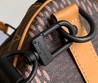 Дорожная кожаная сумка Louis Vuitton коричневая