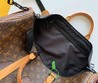 Дорожная кожаная сумка Louis Vuitton коричневая