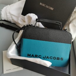 Женская кожаная сумка Marc Jacobs синяя