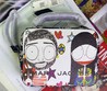 Женская кожаная сумка Marc Jacobs фиолетовая