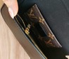 Женская кожаная поясная сумка Louis Vuitton черная