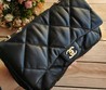 Кожаная сумка Chanel черная 25х15